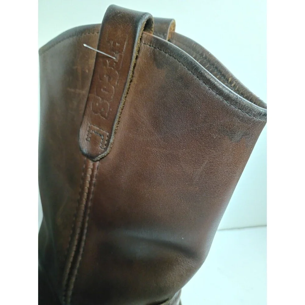 Red Wing Men's Pecos 2231  Size 8.5 Brown PullOn Steel Toe  Work Boots